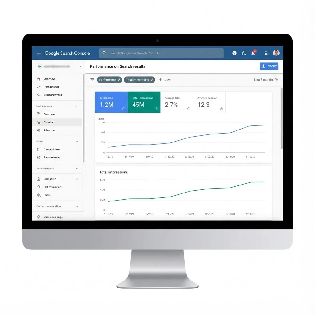 [Google Search Console performances]