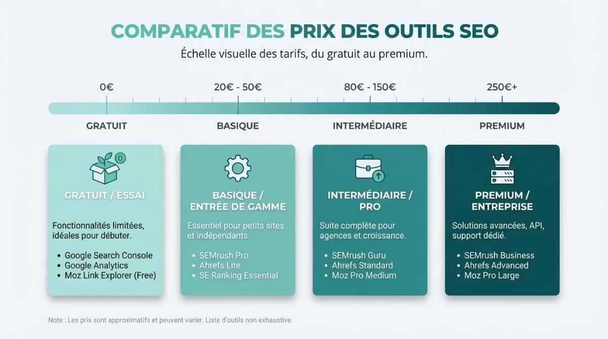 [Comparatif prix outils SEO]