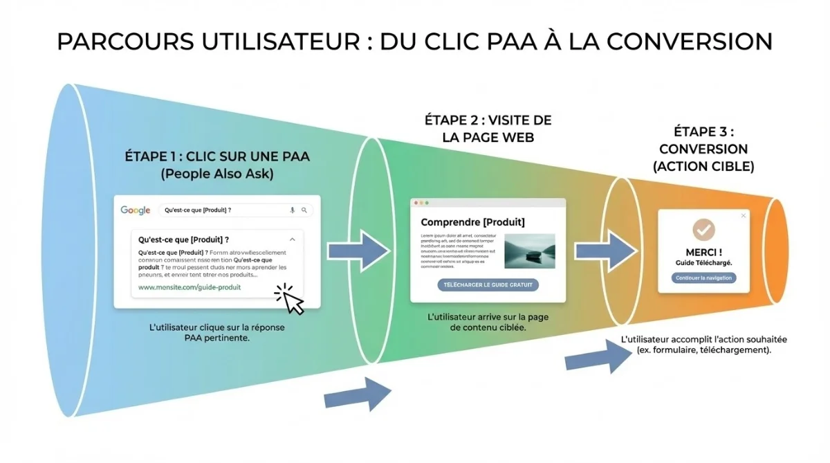 Exemple de résultats People Also Ask dans Google