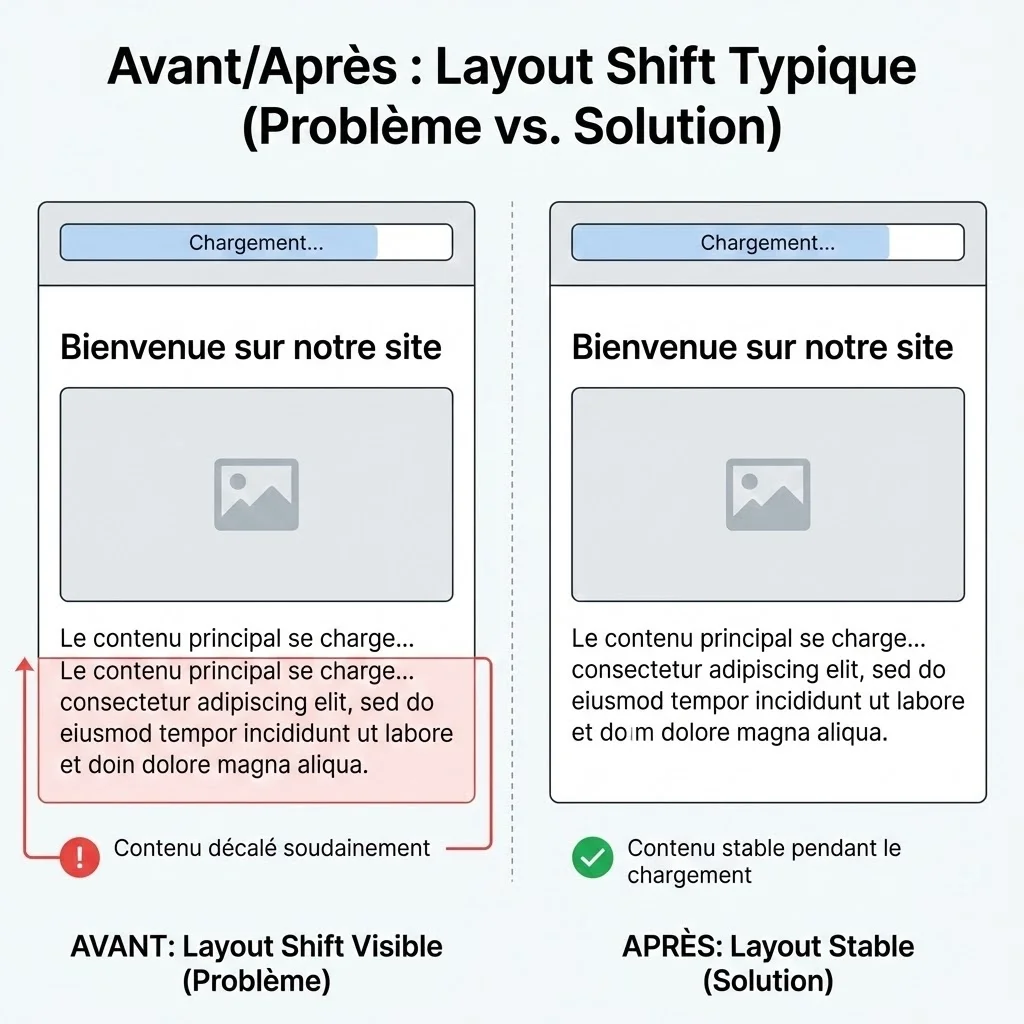[Exemple de layout shift]
