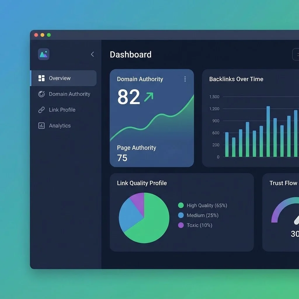 [Dashboard SEO métriques autorité]