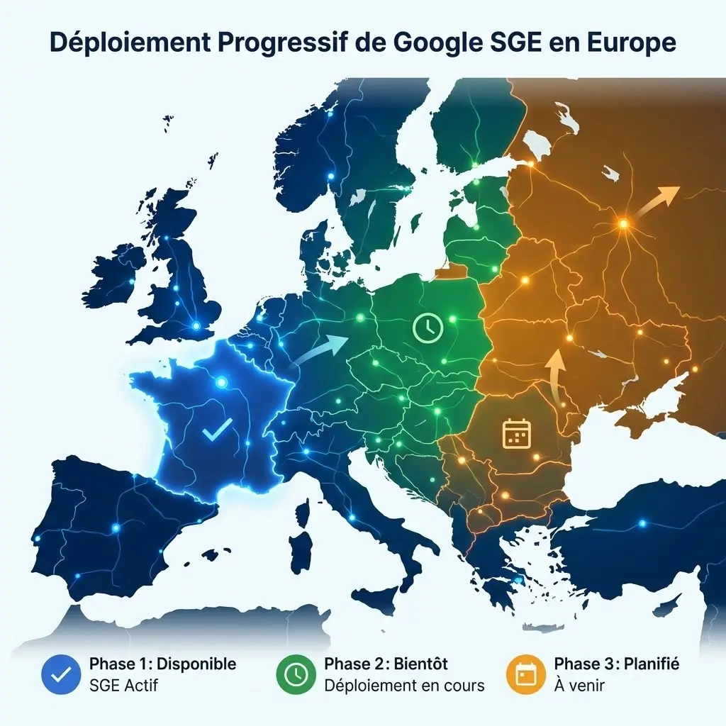 [Déploiement Google SGE en Europe]