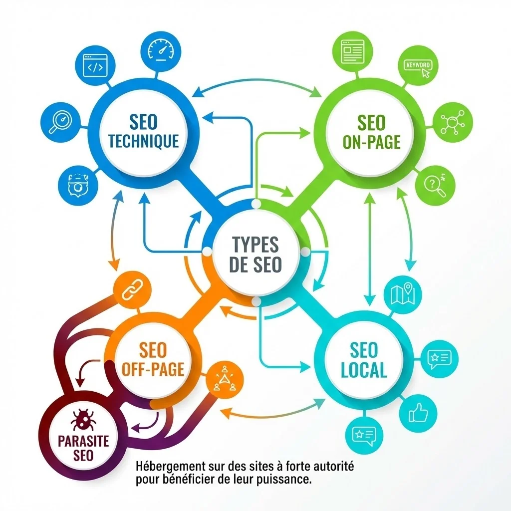 [4 types de SEO avec parasite SEO]