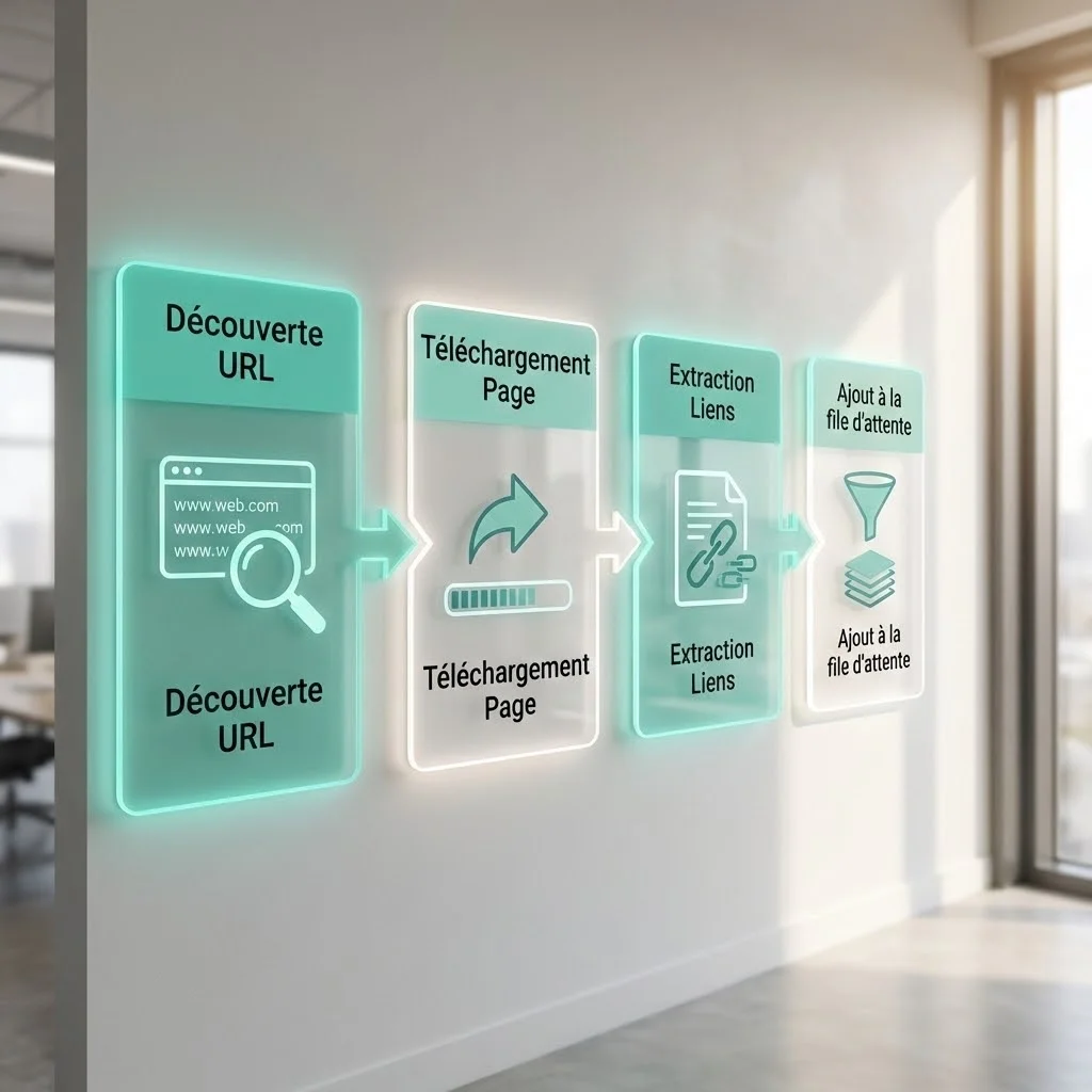 [Diagramme processus de crawl web]