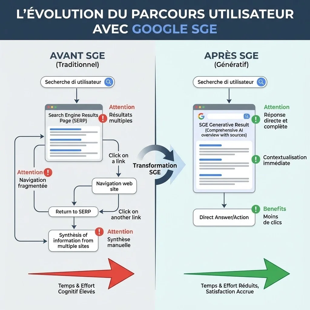 [Parcours utilisateur avant/après SGE]