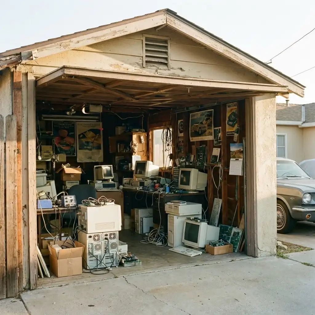[Garage californien années 90]