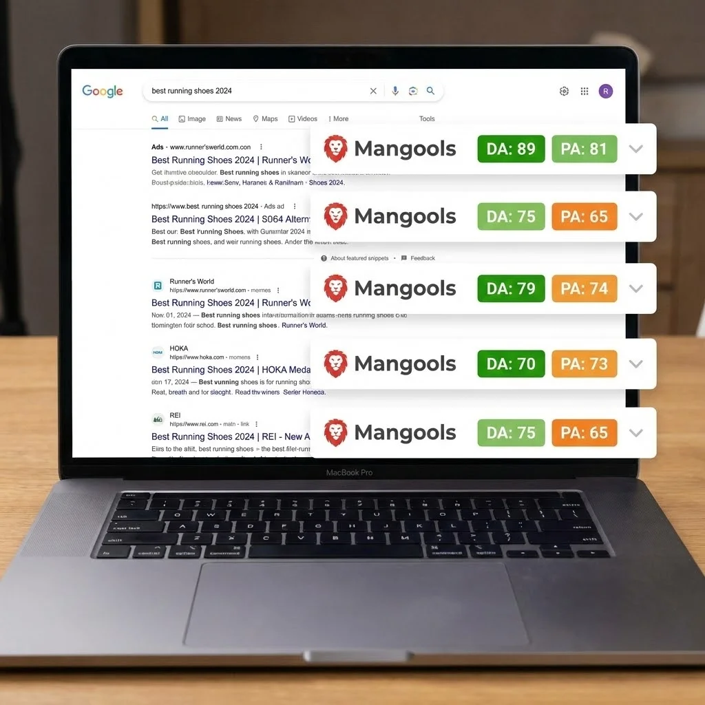 [Résultats Google avec Mangools]