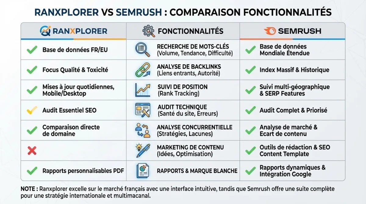 [Comparatif Ranxplorer vs Semrush]